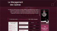 Desktop Screenshot of opera-management.fr